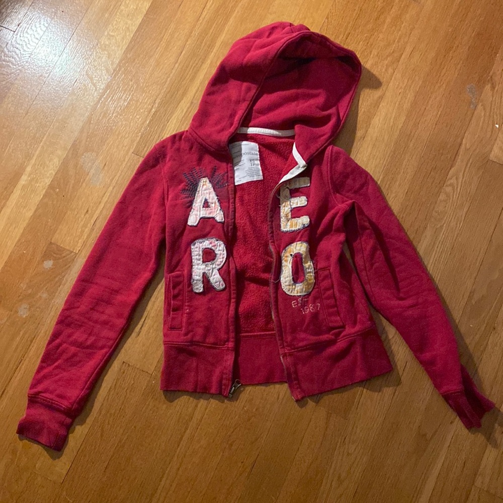 Aeropostale zipup hoodie, size sx